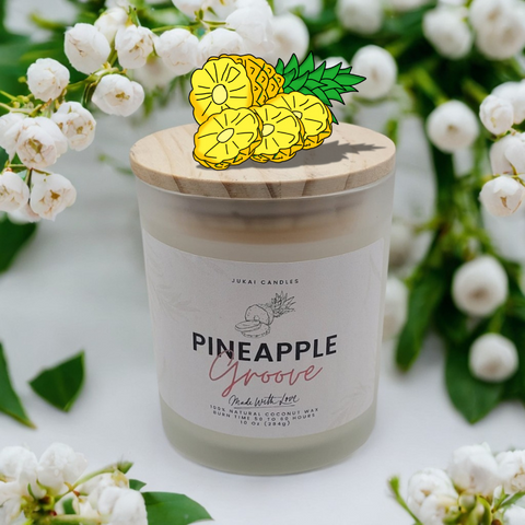 Jukai Pineapple Groove 10 Oz Scented Candle