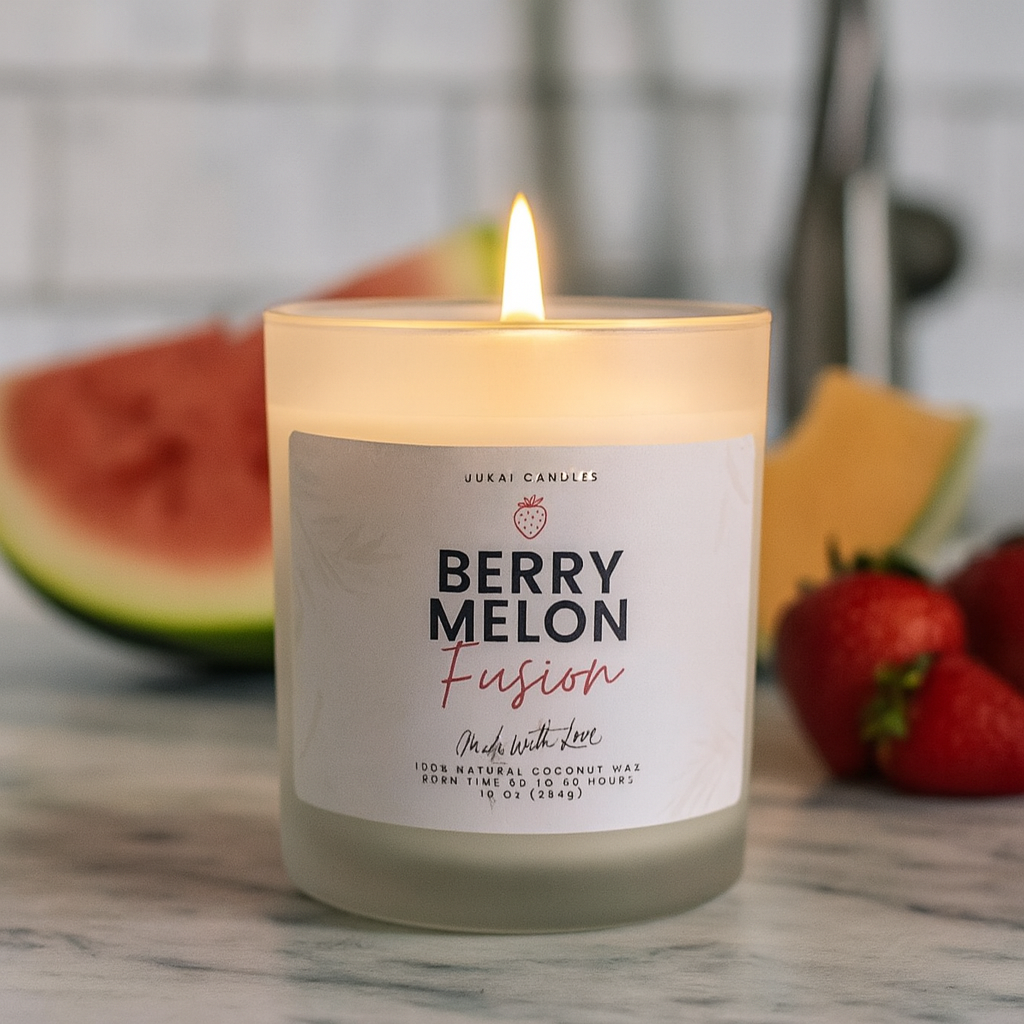 Jukai Berry Melon Fusion 10 Oz Scented Candle
