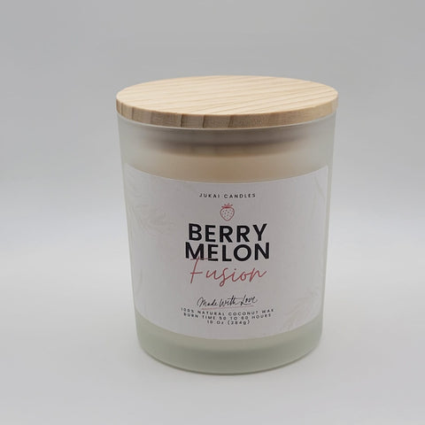 Jukai Berry Melon Fusion 10 Oz Scented Candle