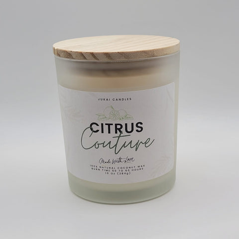 Jukai Citrus Couture 10 Oz Scented Candle